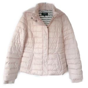 Colebrook Women's Hooded Puffer Jacket | M | Blush Pink